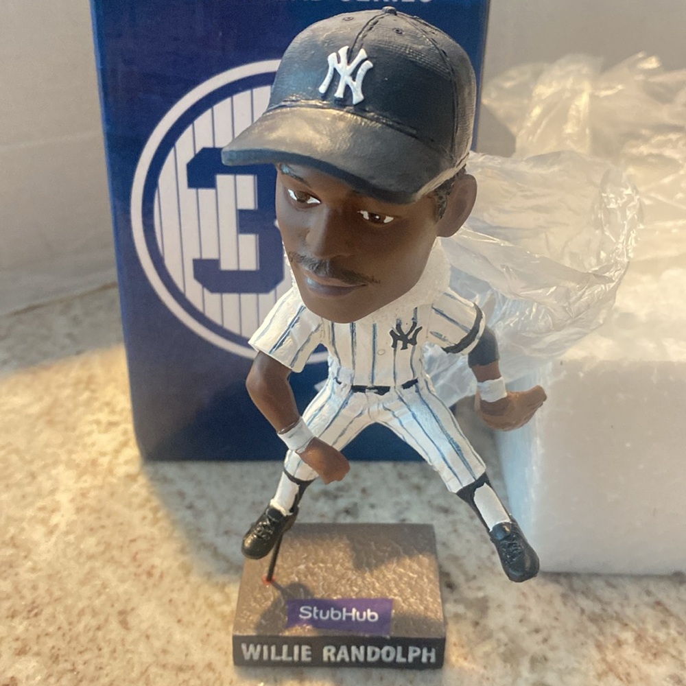 New York Yankees bobblehead #30 Willie Randolph from 8/8/2024 game NIB